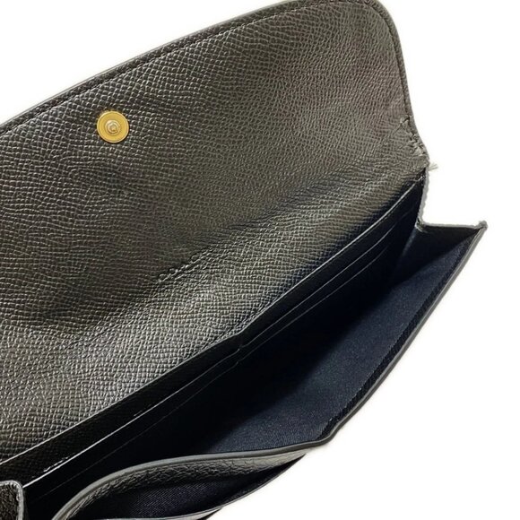 COACH -Black Leather Long Wallet 93-080625 - Picture 6 of 8